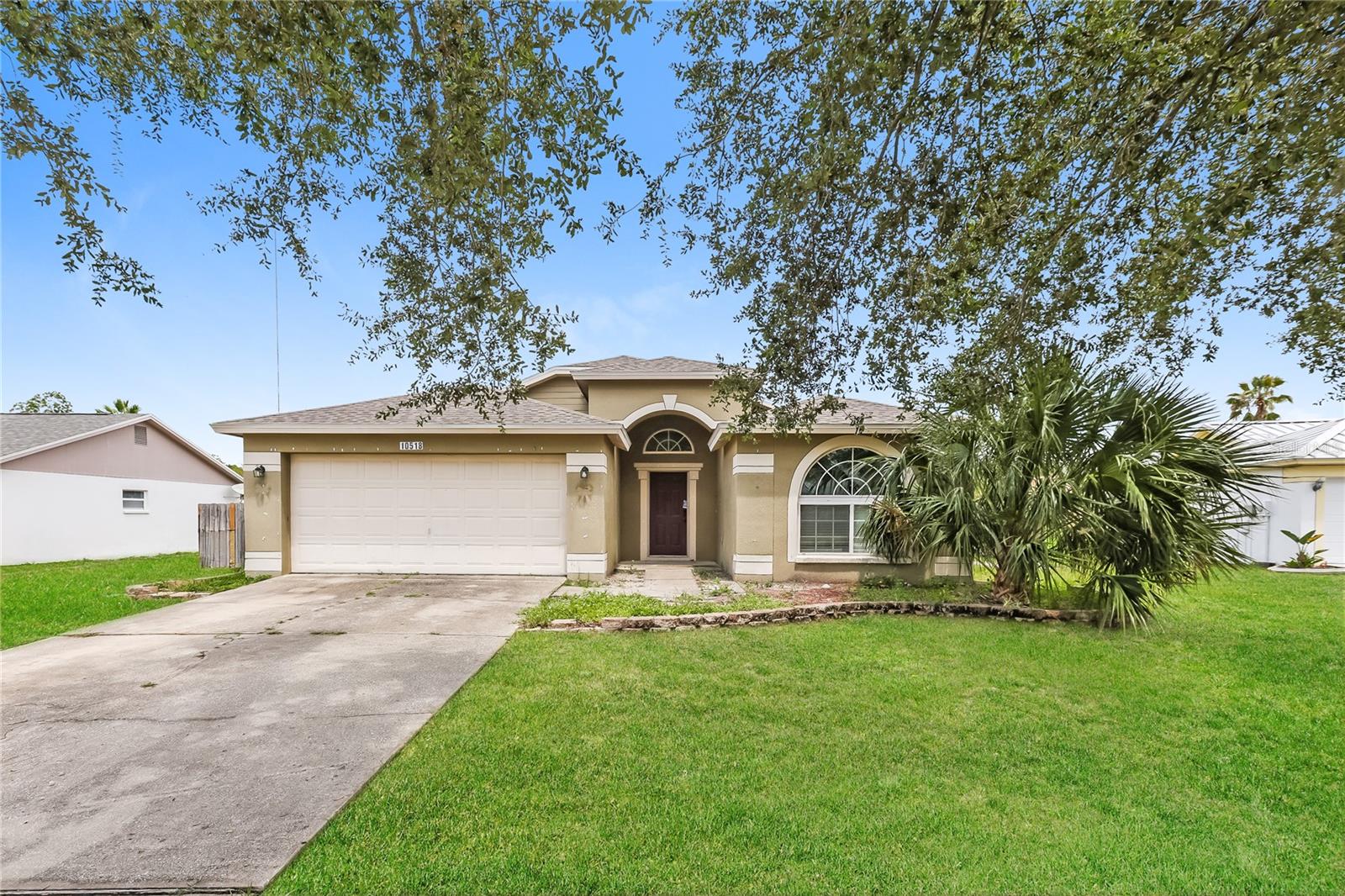 Charm and curb appeal abound for this Riverview home! Step inside into the inviting foyer, through the well-appointed living room and into the kitchen, which boasts stainless steel appliances, hard surface countertops, and ample storage. This ranch style floorplan offers a generous primary suite and two secondary bedrooms. Enjoy your screened patio and private, enclosed backyard all year long! Come and see for yourself the possibilities that this home has to offer.