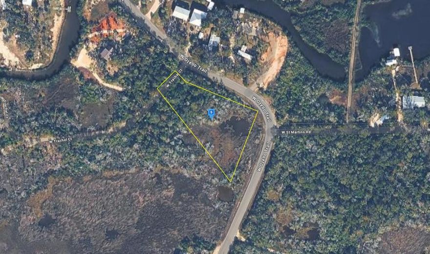 This 1.08-acre wooded parcel is nestled in the highly sought-after Ozello community, where natural beauty and a relaxed coastal lifestyle come together. Surrounded by mature trees and the scenic landscapes of Florida’s Nature Coast, the property offers a private, peaceful setting with endless opportunities for outdoor enjoyment. Convenient access to kayaking, boating, and both freshwater and saltwater fishing makes this an ideal location for nature lovers. Whether you’re planning a personal retreat or a future homesite, this lot offers the space, privacy, and freedom to enjoy all that Ozello has to offer. Listing is for land only and comes As Is. 
I MAKE IT MY POLICY TO PUT ALL KNOWN INFORMATION ABOUT EACH LOT IN THE WRITE UP DETAILS, SO IF YOU DON’T SEE THE ANSWER YOU’RE LOOKING FOR , PLEASE CONTACT THE COUNTY TO GATHER INFORMATION.PLEASE UNDERSTAND WHEN BUYING OR SELLING VACANT/RAW LAND THIS IS USUALLY THE CASE. THE LISTING AGENT DOES NOT GUARANTEE THE ACCURACY OF THE INFORMATION IN THIS LISTING AND IS TO BE HELD HARMLESS OF ANY MISREPRESENTATION. BUYERS ARE ENCOURAGED TO DO THEIR OWN DUE DILIGENCE TO MAKE SURE THE LOT IS A GOOD FIT. SELLERS HAVE STATED THAT THEY WISH TO SELECT THE TITLE AGENCY FOR CLOSING. THEY ARE WILLING TO COVER THAT COST AT CLOSING. THANK YOU FOR LOOKING. THIS IS A FLAT FEE LIMITED-SERVICE LISTING.