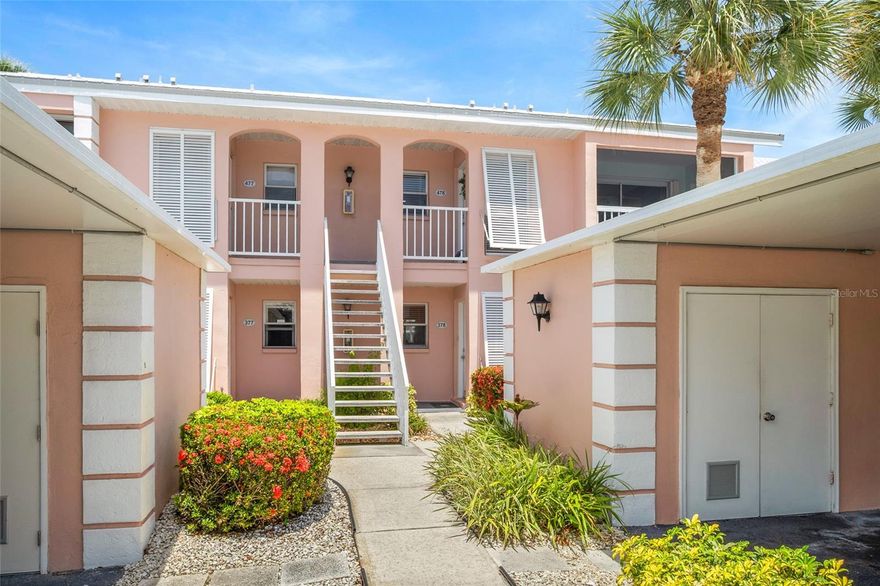 Welcome to Florida living.  This meticulously updated condo is perfectly located close to it all.  Beaches are just minutes away as well as Wellen Park and the Atlanta Braves Spring Training Facility.  If that isn't enough to keep you entertained, this condo is part of the Plantation Golf and Country Club Community which, with a separate membership,  provides access to 2 championship golf courses, a pool, tennis courts,  a fitness center and numerous social events. Did I mention that Farmington Vistas has it's own amenities? There is a  pool and recreational facilities including shuffleboard, cornhole, a library, grilling area and a great group of neighbors. If it has been your dream to move to Florida, or buy yourself a place to just get away, this is your opportunity for affordable, maintenance free living. Don't forget to check out the large storage unit in the carport, which contains an additional refrigerator for your convenience.  The sellers are including a home warranty for buyer's peace of mind even though the condo is move in ready with a 2025 renovated and modernized kitchen, 2025 washer & dryer, 2024 hurricane shutters and a 2024 roof replacement..  This is true Florida living at it's best.