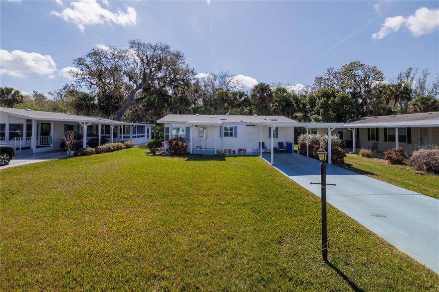 Experience resort-style living in the gated 55+ waterfront community of Edgewater Landing, where residents own their land and enjoy an active coastal lifestyle with no lot rent. Turnkey fully furnished, and truly move-in ready, this 2Bedroom 2 Bath home offers the perfect blend of comfort today and the opportunity to add your own special touches down the road. A new Roof, Carport and HVAC were replaced in 2025. All New Double Pane Windows throughout the home.
Edgewater Landing is an active, gated 55+ community. Whether a full-time resident or a Snowbird you will enjoy a sense of community, as well as a newly rebuilt state of the art Clubhouse with all the amenities. Heated Pool, Hot tub, Tennis & Pickleball Courts, Bocce, Fitness Center, Woodworking Shop. RV/Boat storage-based availability on premises. All this along the Intercoastal Waterway.