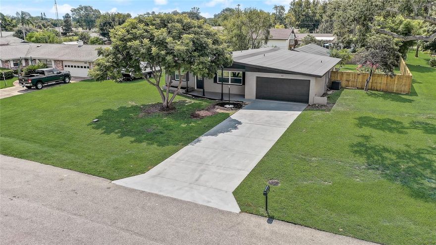 Completely Renovated Pool Home on Oversized Lot – No HOA!
This stunning 4-bedroom, 2-bath home sits on a spacious .34-acre lot and has been thoughtfully upgraded from top to bottom. Featuring block and slab construction, this move-in-ready gem boasts a new roof, new A/C, new windows, and new water heater for peace of mind.

Inside, enjoy luxury vinyl plank flooring throughout, fresh paint, recessed lighting, new fans, and all-new doors with updated hardware. The custom-designed bathrooms shine with modern tilework, new vanities, lighting, and fixtures.

The chef’s kitchen impresses with marble countertops and backsplash, a waterfall peninsula, pot filler, under-cabinet lighting, a pop-up USB/USB-C charging station, and a brand-new stainless steel appliance package.

Step outside to your private oasis: the resurfaced pool, featuring new tile and all-new equipment, is perfect for entertaining. The huge backyard is fully enclosed by a new privacy fence, making it ideal for pets or play.

With no HOA, you’ll enjoy freedom and flexibility in a beautifully updated home that checks every box.