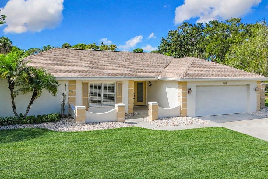 Experience the lifestyle that makes The Meadows one of Sarasota’s most beloved communities.  
Surrounded by lush, mature landscaping, shimmering lakes, and miles of peaceful walking and biking trails, this neighborhood offers a serene, resort-style atmosphere with optional access to three beautifully maintained golf courses.
This inviting 3-bedroom, 2-bath home welcomes you with an open, comfortable layout designed for effortless everyday living. The kitchen offers multiple dining spaces—from a bar-height counter to a bright breakfast nook—creating the perfect backdrop for morning routines and casual gatherings.
Expansive floor-to-ceiling sliders transform the main living area, opening fully to the spacious lanai and private backyard. Whether you’re hosting friends, enjoying quiet evenings outdoors, or embracing Florida’s signature indoor–outdoor lifestyle, this home makes it feel natural and seamless.
A true split floor plan provides privacy for guests, while the spa-inspired primary suite offers a calming retreat with its sunken whirlpool tub and custom vanity area. Thoughtful finishes throughout the home add warmth, comfort, and character.Major updates include a 2023 roof and 2025 HVAC, offering valuable peace of mind.
Nestled on a quiet cul-de-sac, the location places you minutes from Siesta Key Beach, Mote Marine Aquarium, Sarasota’s vibrant arts and theater district, UTC Mall, Benderson Park, Lakewood Ranch Waterside, and SRQ Airport—giving you access to the best of Sarasota living.
Homes that deliver this blend of lifestyle, comfort, and community are rare.
Schedule your private showing today—quick move-in is available.Turn Key Home.