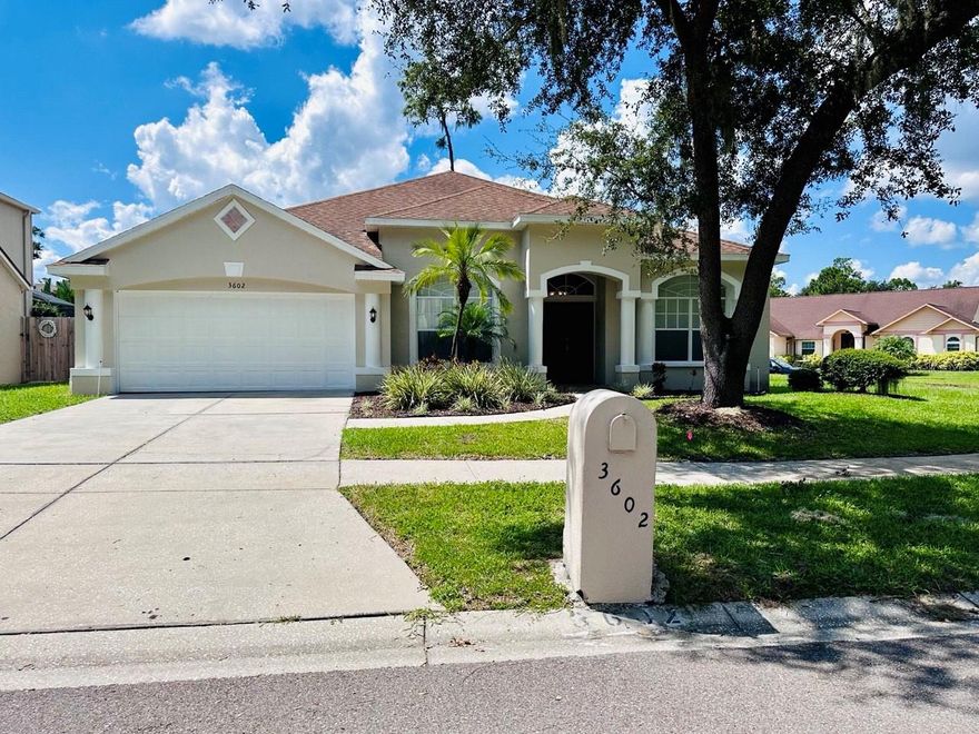 Nestled in the heart of Bloomingdale, this recently upgraded single-family home is perfectly positioned on a large, fully fenced corner lot, surrounded by mature landscaping, in the highly desirable Erin Arbor subdivision, a peaceful and established community known for its A+ rated schools.

Inside, the home showcases thoughtful upgrades and a well-designed layout that blends functionality with style. Enjoy newer washer and dryer, stainless steel appliances, and beautifully updated bathrooms that offer a fresh, modern feel. The spacious interior features impressive 10-foot ceilings that enhance the open and airy atmosphere throughout. The primary suite is thoughtfully positioned opposite the remaining bedrooms, providing optimal privacy and a peaceful retreat. Step outside to a covered patio ideal for entertaining, relaxing, or enjoying Florida’s year-round outdoor living.

This home offers an exceptional blend of comfort, elegance, and family-friendly living. Enjoy privacy, generous outdoor space, and the comfort of a neighborhood known for its proximity to premier shopping, dining, and major roadways.

This property delivers the perfect balance of luxury, tranquility, and accessibility in one of Valrico’s most sought-after communities, providing the ideal setting to grow, gather, and create lasting memories.