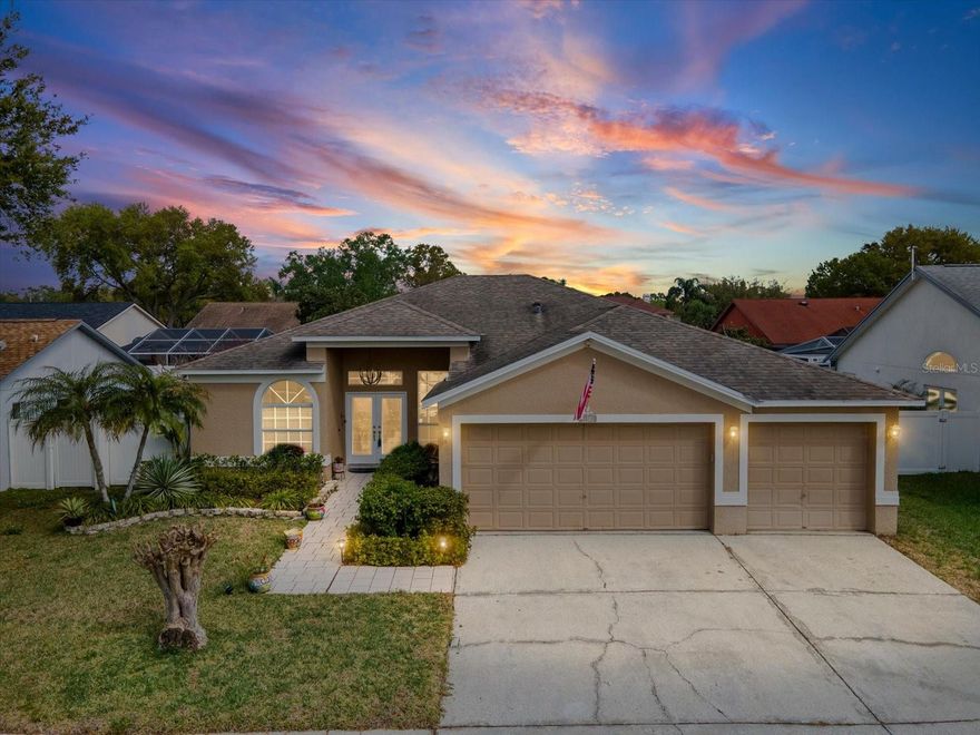 Welcome to this spacious 3-bedroom, 2-bath home with a private pool and 3-car garage. This well-designed floor plan features a dining room, living room, and a separate family room, offering plenty of space for both entertaining and everyday living.

A versatile flex room in the garage area provides endless possibilities—perfect for a guest room, home gym, office, or workshop—and can easily be converted back to restore the full 3-car garage if desired.

Step outside to your private screened-in pool, ideal for relaxing or hosting gatherings year-round. With multiple living spaces and flexible options to suit your needs, this home offers both comfort and functionality.

Located in the Countryway community, the home is served by three feeder schools—elementary, middle, and high school—all currently rated A within the district. The neighborhood includes residential streets, green spaces, and community amenities. Schedule a showing today!