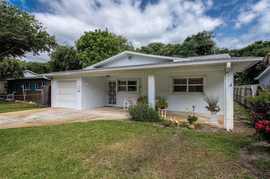 A Spacious and well maintained Beachside Home just down the street from the Beach !!!!!! This Gem Boasts a Huge Family Room and a Huge Florida Room. Lowest Priced Single Family Residence on Beachside. 50 x 150 Lot and a great Workshop Shed on Property. 9th th Avenue is a Beautiful Street with very nice properties. ;Water: City