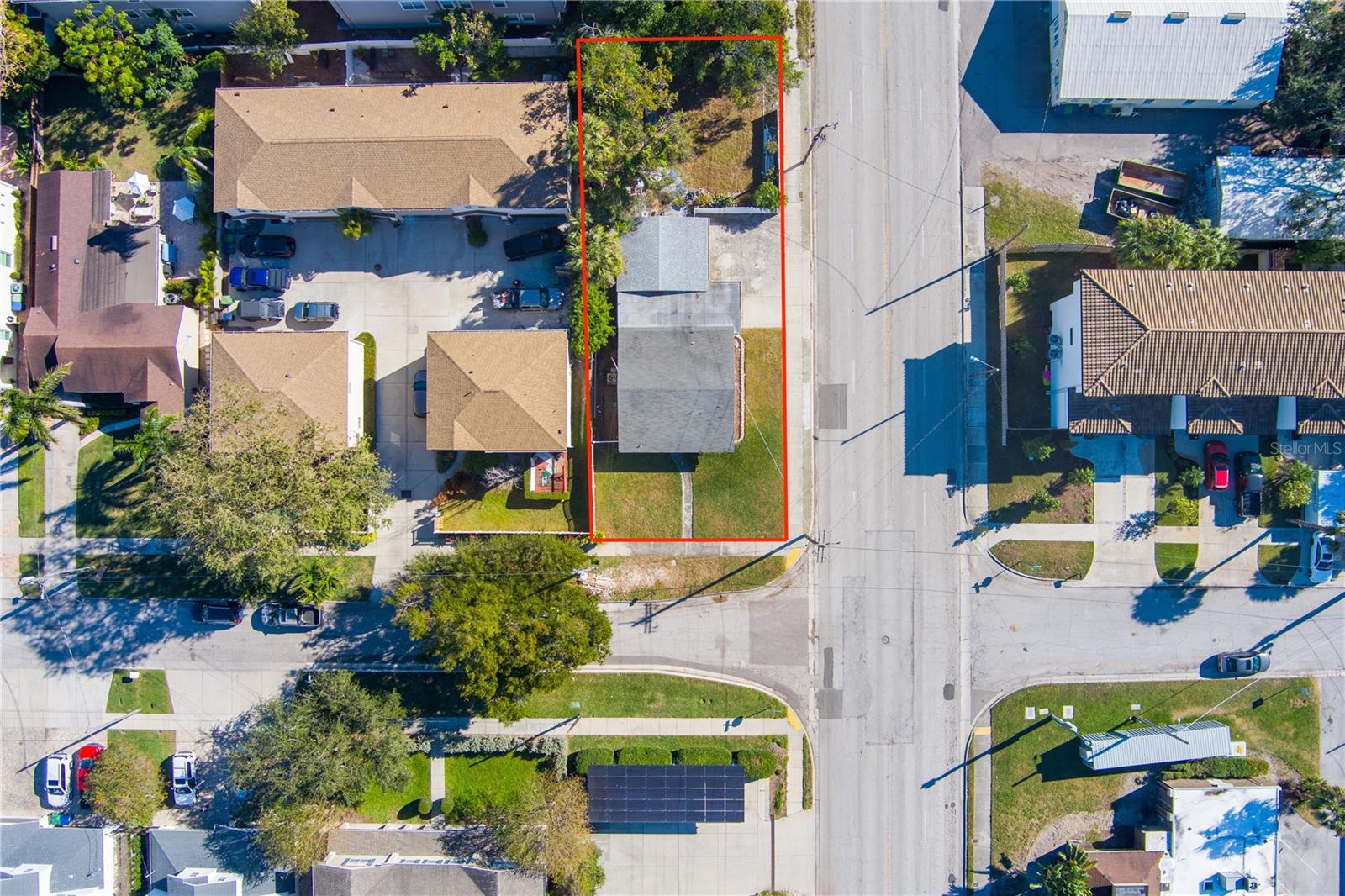 RARE CORNER LOT WITH OWNER FINANCING AVAILABLE – INCREDIBLE DEVELOPMENT OPPORTUNITY! Attention investors and developers! This prime South Tampa property offers endless potential—ideal for a complete teardown, custom rebuild, or renovation project. Perfectly situated just minutes from Hyde Park Village, Downtown Tampa, Midtown, Bayshore, and many other popular destinations. Zoned RM-16 (Residential Single or Multi-Family), this lot supports a single-family home or 2 townhomes with the ability to build three-stories high and over 3,000sq/ft per unit. Similar townhomes are selling for $1.2 million plus in this area, and with limited available land, this property gives you the opportunity to develop in one of Tampa’s most desirable neighborhoods. Located within the top-rated school district of Mitchell Elementary, Wilson Middle, and Plant High School, this area is experiencing increasing demand for housing. Property is being sold for the lot value. The existing home experienced flooding from Hurricane Milton and is being sold as-is.