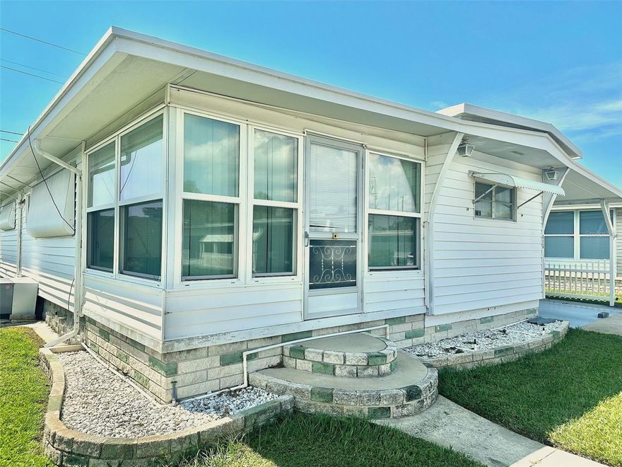 Do not wait to see this inviting 2 bedroom, 2 bath, doublewide, with 2 Florida Rooms o enjoy! Located in the popular, 5 Star, 55+ Super Fun Community of Colonial Village! Spacious front Kitchen, updated laminate floors, Double Roof Over, and Vinyl Siding! Expanded Covered Carport with added decorative fencing. Relax on you large glassed, sunny 11x15 Florida Room, with decorative tile flooring! This lovely home is fully furnished and ready to move in! Added Washer/Dryer for your convenience! This Resident Owned Active Community is only steps away from shopping, restaurants, golf courses, beaches, medical, Largo Library & Cultural Center, Pinellas Bike Trail, Airports, and all that you would want! Cash Only! Asking only $125,000, includes the Share! Low $210. mo. fee, covers your water, sewer, garbage, yard, and all the amenities! Sorry no rentals, or pets.