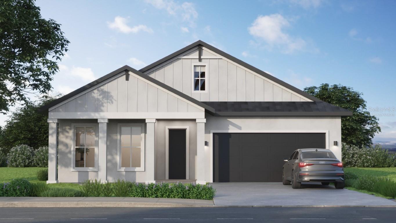 One or more photo(s) has been virtually staged. Under Construction. 1,742 Sq. Ft (Living) | 2,546 Sq. Ft. (Total), 3 Bed, 2 Bath, 2-Car Garage. The Sabino is where indoor elegance meets outdoor indulgence. Offering three spacious bedrooms, two beautifully styled bathrooms, and an extended covered patio, this plan is crafted for those who love to entertain or simply enjoy serene Florida evenings outdoors. Inside, you’ll find an inviting open-concept layout featuring a designer kitchen with island seating, an expansive great room, and well-placed windows that bathe the home in natural light. The primary suite is a true retreat, featuring a luxurious bath and a walk-in closet designed for ample storage. Whether you're hosting guests or enjoying a quiet evening under the stars, the Sabino provides the perfect setting at Sabana Reserve in Ocala.