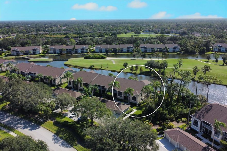 Welcome to Heritage Oaks Golf & Country Club, a wonderful bundled community in the heart of Sarasota. This fantastic, updated, 2nd floor Abbey model veranda home features outstanding views of water and the 14th Signature fairway of the golf course. The property is being sold Turn-Key Furnished including some lovely high end furniture. Take in the panoramic views the minute you walk through the front door! The view is simply breath taking. This unit is the largest veranda available in Heritage Oaks with nearly 1,700 square feet making it an ideal space for owners and their friends and family. The owner has spared no expense updating this gorgeous property with the following recent upgrades: impact windows, brand new A/C unit (2023), quartz countertops in the kitchen and both bathrooms, stainless steel appliances, wide 6" luxury vinyl plank flooring, decorative tiled front and rear lanais, and newer interior paint. The split floor plan provides plenty of privacy for owners and guests and the den/study features a set of pocket doors making it an ideal 3rd bedroom if needed. The large vaulted ceilings and the open concept really make the unit feel spacious and airy. Prop the front door and open the rear lanai slider doors to experience a wonderful cool breeze through the property. The kitchen is set up for entertaining and the breakfast nook features a quaint built-in bench for added seating and storage. Spend evenings watching the abundance of wildlife that call this Certified Audubon Neighborhood their home. Heritage Oaks is known for its pristine 18-hole golf course, har-tru tennis courts, fitness center, 24-hour security, an impressive clubhouse with 2 restaurants including the sensational 19th Hole Lounge, 5 heated swimming pools, and a calendar of events packed with activities. Don't miss out on the chance to call this wonderful property your own!