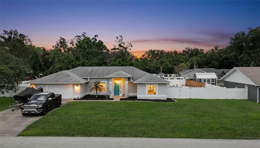 Look no further for the perfect custom built home - with NO HOA to entertain your guests, just minutes from Downtown Mount Dora and the Harris Chain of Lakes. This mostly furnished, perfectly updated screened in pool home has everything you could ever ask for. The large covered rear patio overlooks a newer resurfaced pool and covered by newer pool screens and screen door, with a freshly redone deck. Take some time to play with the family, friends and fur babies in the fully fenced oversized backyard, with beautiful landscaping. This home is sure to please every member of the family as there are amazing views of the pool and backyard from every entertaining space in the home. Newer luxury vinyl plank floors, double pane windows, interior & exterior paint, garage door and motor, new garage flooring, fans, lighting, hot water heater, appliances and granite in the kitchen make this home as move in ready as you can find. The vaulted ceilings let you enjoy all that flowing natural light in the nearly 2,200 sq.ft of open space and oversized rooms. Just off of 441 will make your commute a quick access to anywhere you need to travel. Call for a showing today..