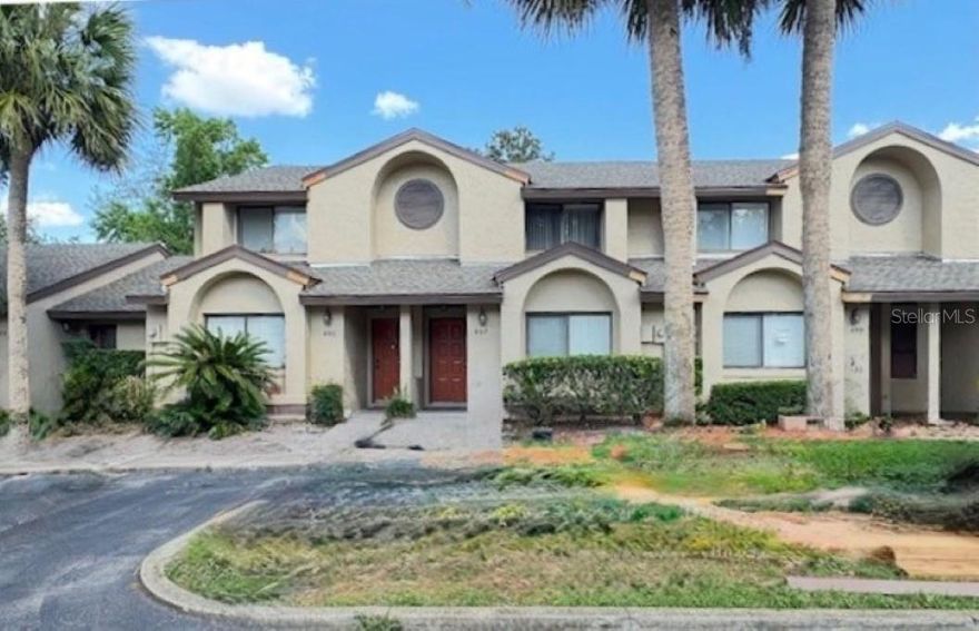 Beautiful 2/2 townhome in highly desirable Cypress Club community in The Highlands of Winter Springs, located in close proximity to SR 434! Light and neutral colors throughout, freshly painted approximately two years ago!  *Vaulted ceiling in the spacious family/great room with a wood burning fireplace!  Tile flooring in the living areas and laminate in the bedrooms.  Split bedroom floorplan, with one bedroom downstairs.  Tub and shower combination in both bathrooms.  Newer a/c and a washer and dryer included!  Screened and Covered porch and an additional outside storage closet for additional storage.  Community pool in addition the master community pool!  Two assigned parking spaces and additional visitor parking. The community offers a fabulous club house, nature walking trails, parks, playground and tennis courts.  Located close to shops and restaurants and very close to SR 434, SR 17/92 and SR 417 for easy commuting.