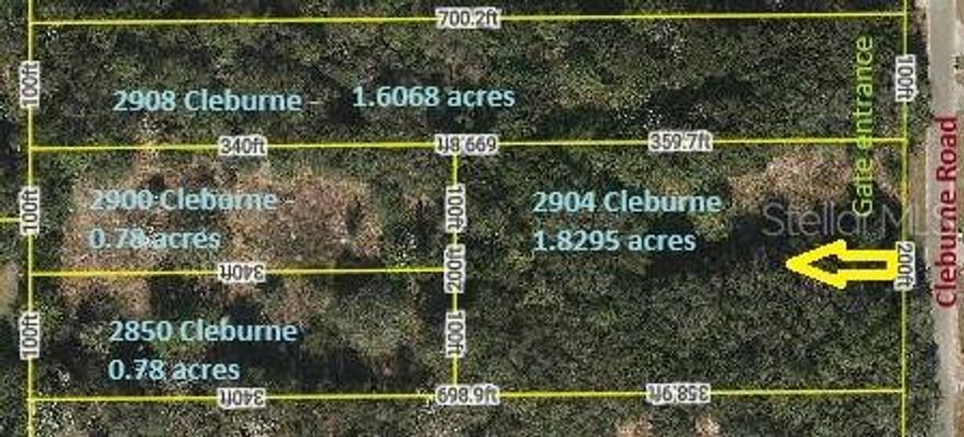 Nearly 5 acres across 4 parcels (PIDs: 08-22-31-0000-00-098, -127, -085, -154) in East Orlando between Dean Rd & Buck Rd, accessed via 2904 Cleburne leading to the interior tracts, (~1.8295 ac). Established area with room for growth and quick access to UCF, SR-417, SR-408, shopping, and dining. Zoning: Planned Development (PD). Future Land Use: Low Density Residential (LDR) per Orange County (buyer to verify). PD zoning and the adopted PD Land Use Plan ultimately govern density, subdivision, setbacks, access, and permitted uses. Not in a FEMA flood zone per FEMA site.  Excellent opportunity for assemblage, estate homesite, or future residential development—subject to County approvals.

All information believed accurate but not guaranteed. Buyer is solely responsible for all due diligence (PD/LUP entitlements, FLU confirmation, surveys, wetlands, utilities/septic feasibility, access/ingress-egress, lot split/minor platting, impact fees, and permitting) with Orange County and applicable agencies. Sold as-is.