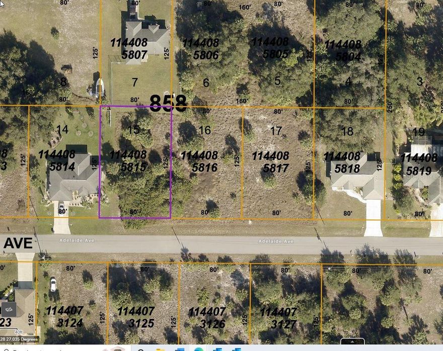 Standard building lot in a developing area of North Port.  Area of newer homes with several builders to choose from.  Close to shopping in North Port.