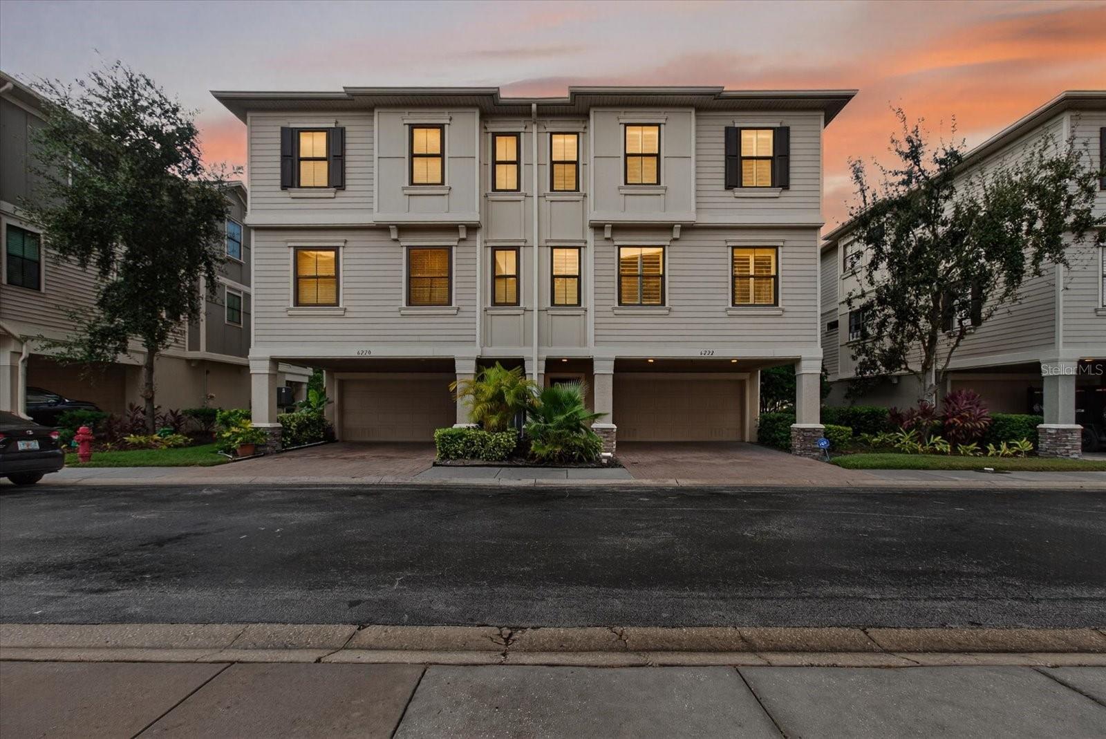 Introducing 6222 Anhinga Dr.: Comfort awaits you at this beautiful gated community in the heart of Tampa Bay. This well-maintained and updated three-story townhome brings spacious living to life. From the oversized two-stall garage, as you enter the home, you are sure to be impressed. Don’t do stairs? No problem. This home comes with its own ELEVATOR, allowing for the convenience of taking your groceries, luggage, and heavier items straight from your garage to exactly where you need to be. Moving to the main floor, a cohesive look is achieved throughout with new LVP Flooring installed in 2025. The kitchen, featuring granite countertops and stainless steel appliances, is perfect for entertaining guests. Making your way up to the third floor of this incredible home, you arrive at the primary bedroom that dreams are made of. The OVER-SIZED PRIMARY allows space to make it the perfect escape. Featuring a walk-in closet with plenty of room for storage and a primary bathroom equipped with a soaking tub, double vanity, and tile shower. What more could you ask for! Walking down the hallway, you will find your washer and dryer conveniently to the left, a full bath, and your other two spacious bedrooms. Take a breath of fresh air and enjoy your picturesque balcony overlooking the pond, or step outside to enjoy all the community's various amenities. Rest easy knowing the HOA covers all exterior maintenance, including roof replacement (2022), painting, lawn care, and pest control. Close to Tampa International Airport, Shopping, and More; you’re new home is calling. Other Updates Included NEW AC 2024 & SMART FEATURE THERMOSTAT 2025!