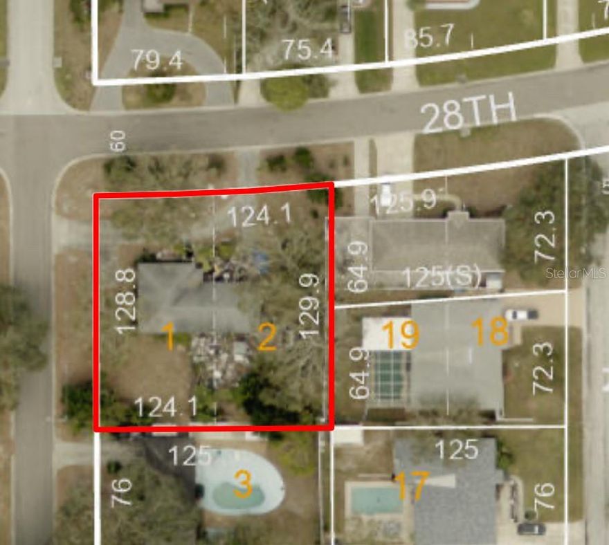 *** TWO LOTS *** This massive lot in the beautiful Leslee Heights neighborhood will need a lot line adjustment variance to become two lots.  Builders welcome or come build your dream home on a massive lot that is high and dry!