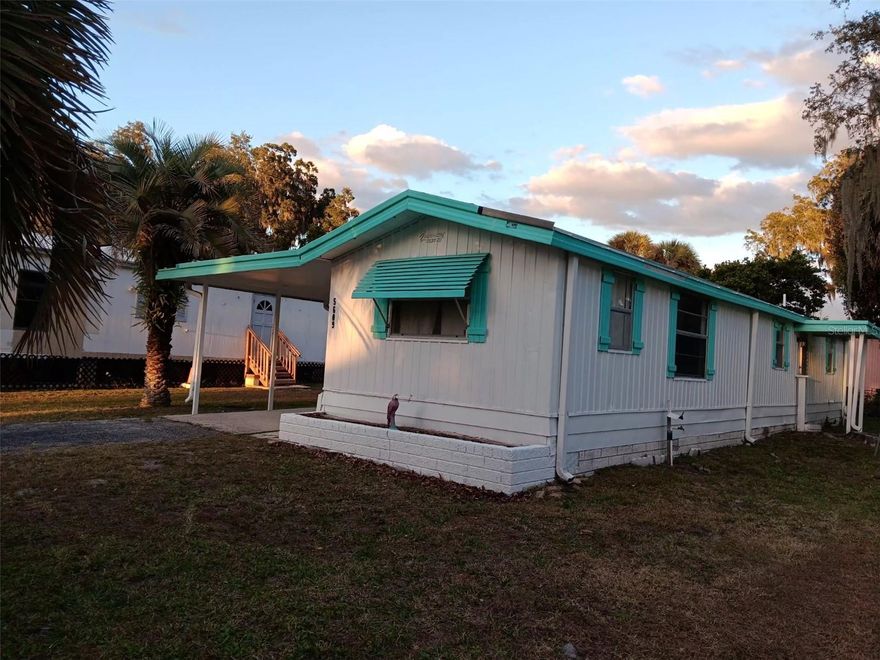 *NO LOT RENT * YOU OWN THE LAND • NO HOA • VERY LOW TAXES * CASH ONLY * MOTIVATED SELLER WILL CONSIDER ALL OFFERS*
Enjoy the best of The Villages lifestyle without the added cost! This completely renovated 2-bedroom, 1-bath home is located directly across from Brownwood Square, putting nightly entertainment, dining, and shopping just steps away.
This charming home feels more like a cozy cottage than a mobile home and is tucked inside the quiet 55+ community of Hearty Host Lake Resort—ideal for full-time living or the perfect snowbird retreat. Would also make a great investment property to rent out. In this community you can also add a fence to keep your pups safe!
Recent upgrades include:
• Metal Roof (2023)
• HVAC (2020)
• Brand-new LVP flooring
• Brand-new Cabinets in Kitchen with Corian countertops
• Brand-new Cabinets in Bathroom with Corian countertops & Corian tub surround 
• Updated lighting throughout
• New washer & dryer
• Split bedroom floor plan with ample closet space
• Additional storage in a 7’ x 4’ shed
Relax year-round in the spacious screened lanai (12’ x 11’6”), which conveniently houses the laundry area and adds extra living space.
Live peacefully at home and walk across the street to Brownwood Town Square, where all the entertainment, restaurants and shopping are available to you 365 days a year! Centrally located near the Florida Turnpike, I-75, shopping, restaurants, grocery stores, and medical offices.
For Sale By Owner