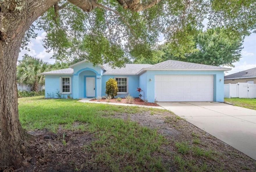 Great Home in Florida Shores minutes to the river and 95. This well cared for, one owner home, has a split open floor plan. Newer roof, AC, water heater, and is turn key! Home also has Hurricane shutters. This home will not last long! Accepting offers will end at 12 PM June 12th. Square footage received from tax rolls. All information recorded in the MLS intended to be accurate but cannot be guaranteed. Seller disclosure attached ;Water: City