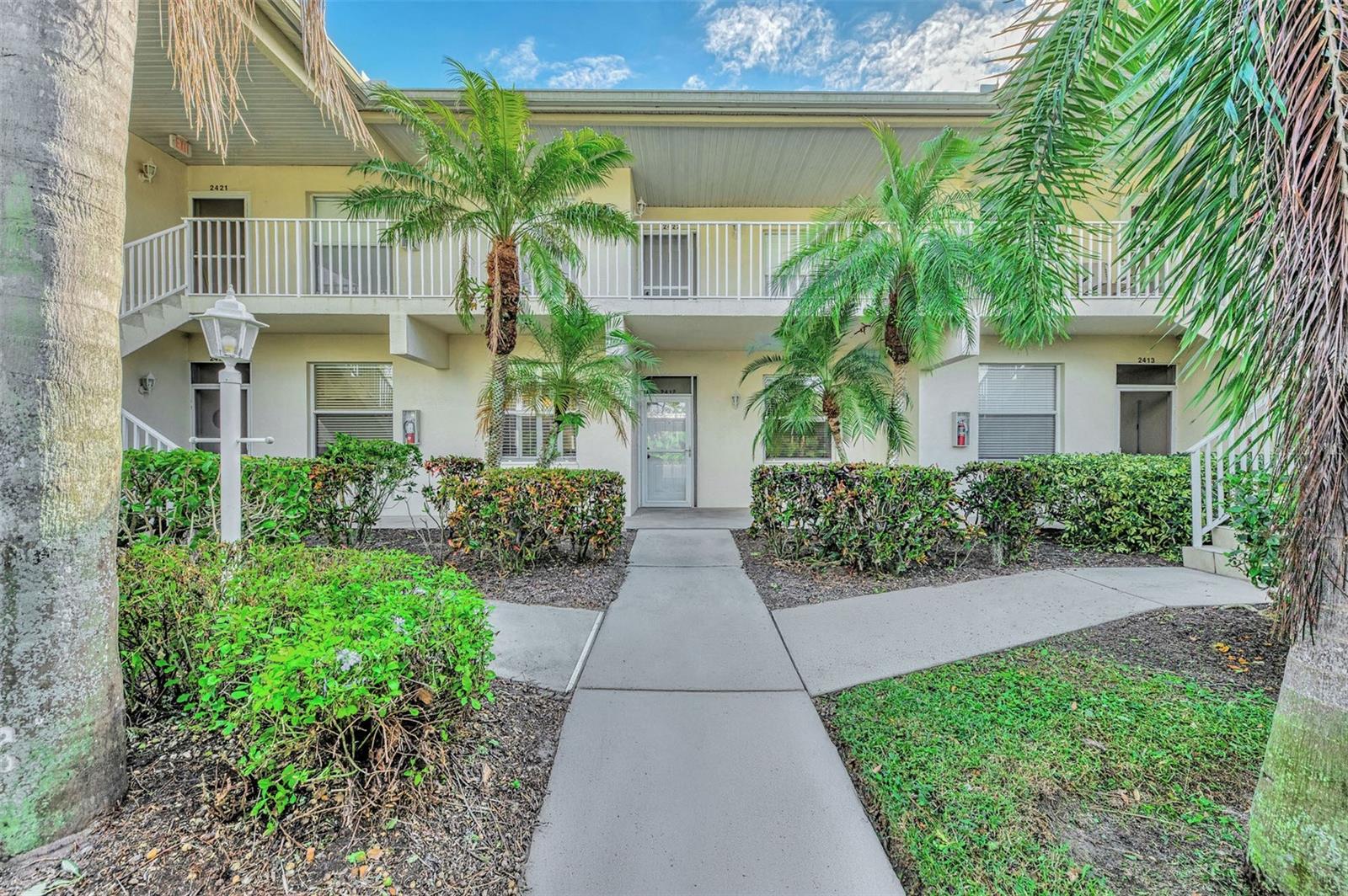 Arbor Greens 2 bedroom Condo in Stoneybrook on Palmer Ranch Gated Updated Golf Club Community. Own without the golf membership! Get your little piece of Paradise with this well established community. This 1163 square foot First Floor Condo is perfect for the Buyer who wants a warm place away from home with no outdoor maintenance just Lock and Go! Eat in Kitchen, separate living and dining areas but with an open concept feel, full size washer and dryer, 2 full baths and a private preserve view covered screened lanai to sit and sip on your favorite beverage as you watch the sunrise. Features include a 3 year old ac unit, newer shower stall, tile throughout, carport and storage unit. Social Membership required so enjoy tennis, swimming, well equipped fitness center, walking trail, and restaurant. The Legacy Bike Trail borders the community. Easy access to Restaurants, Costco, YMCA , Shopping and World Famous Siesta Key Beach. Don't miss out on owning a piece of Paradise. Turn Key!