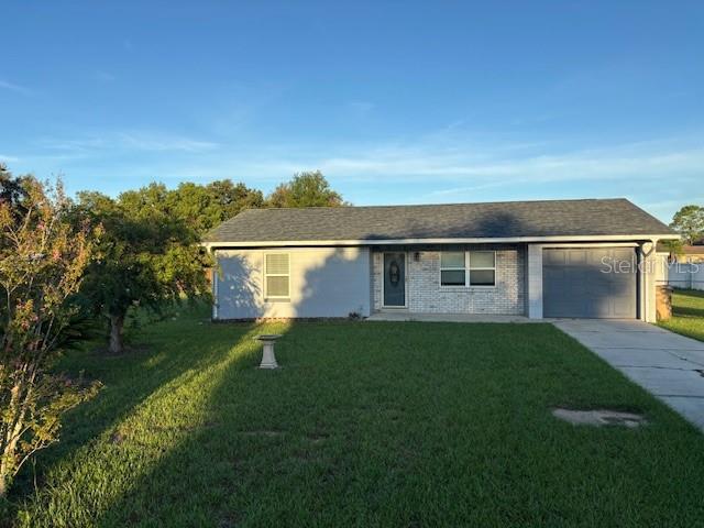 Very nice 2 Bedroom 1 Bath with a 1 car attached garage. As you walk in the front door you will notice a spacious living room which followed by dinning area and upgraded kitchen. Two well sized bedrooms complete the interior. Large fenced back yard with storage shed provides a peaceful area to relax or entertain.