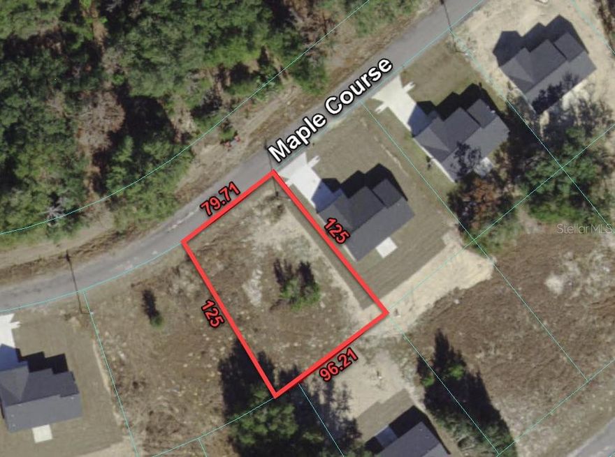 Holiday Special! High and dry, and ready to go! .25 Acre residential lot in Silver Springs Shores, with a paved road and electricity on the street. New homes are on the street and more are on the way. Silver Springs Shores is on fire and prices are going up!  Build your dream home today or invest in your future! Located in Silver Springs Shores in Ocklawaha, Marion County. This is the heart of North Central Florida. Enjoy Ocala, the great outdoor activities, and nearby water sports. Minutes from Lake Weir and the national Forest, a jump from the Ocklawaha River and only a short drive to downtown Ocala. An outdoor paradise awaits. Yet, shopping, dining, and excellent healthcare facilities are all nearby. Ocala, Gainesville, and Orlando are all an easy commute. Own it today for a quick cash price of $13,700. As the subject is a vacant lot, it does not yet have an assigned address. The address used in this listing is for mapping purposes only. Use the address of the home next door of 12 Maple Course, Ocklawaha FL 32179 to navigate to the vicinity of the subject property.  The subject is the vacant lot to the west (to the right if looking at 12 Maple Crse).  From the corner of CR 25 and SE 145th Ave (Bay Road), head northeast on SE 145th Ave (Bay Rd) for 1.5 miles. Right turn (east) on SE 113th Street Rd for 1.7 miles. Right turn (south) on Fisher Road for 3.5 miles.  Continue onto Malauka Road.  Left turn (south) on Maple Course Terrace.  Right turn (west) on Maple Course.  The subject will be on your left, approximately 410 feet down, and is the vacant lot just after the home at 12 Maple Crse.
