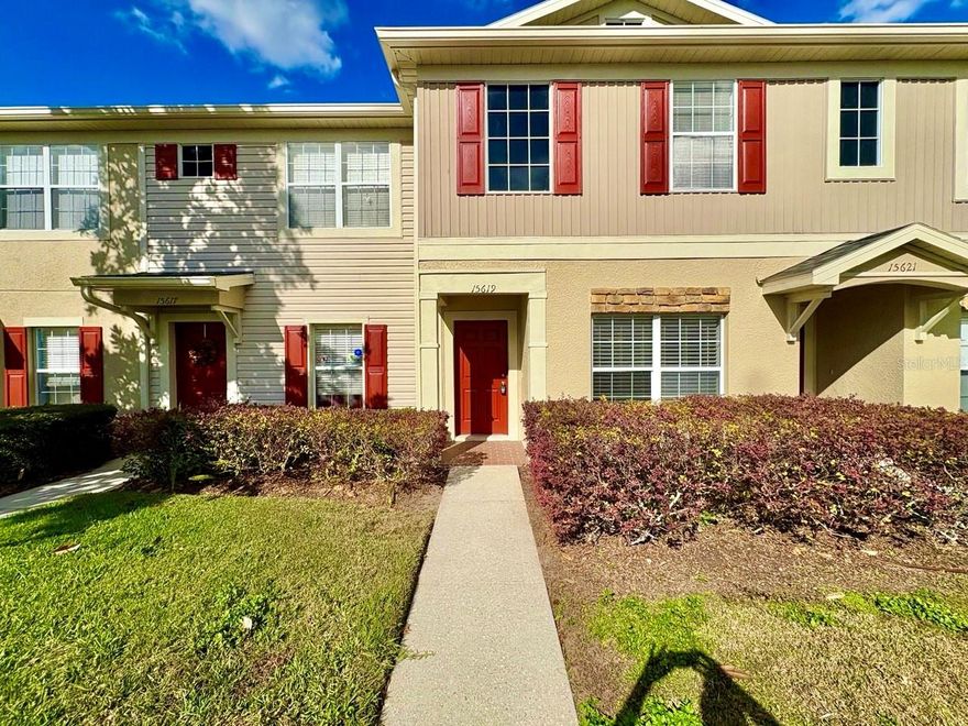 Welcome to this charming and move-in ready townhouse located in the heart of Spring Hill. Situated within a secure, gated community, this home offers both comfort and convenience with resort-style amenities, including a sparkling community pool perfect for relaxing or entertaining. Step inside to discover an inviting open layout featuring a modern kitchen that's truly a chefs dream. Enjoy sleek stainless-steel appliances, elegant granite countertops, and abundant cabinetry that provides plenty of storage space. Porcelain tile flooring in the main living areas ensures easy maintenance, while soft carpeting in the bedrooms adds warmth and comfort. Upstairs, the spacious primary bedroom offers a private retreat with its own en-suite bathroom. A second bedroom and additional full bath provide flexibility for guests or family. Throughout the home, ceiling fans enhance comfort and energy efficiency. Enjoy and relax outdoors with a large screened in patio and backyard that backs up to a preserve.  With gated access, a community pool, and a convenient Spring Hill location close to shopping, dining, and major roadways, this townhome combines modern style, functionality, and peace of mind. Don't miss the opportunity to make this beautiful property your new home! In addition to the advertised base rent, all residents are enrolled in the Resident Benefits Package (RBP) for $50.00/month which includes HVAC air filter delivery, credit building to help boost your credit score with timely rent payments, utility concierge service making utility connection a breeze during your move-in, and much more! More details upon application. Pets welcome, max 1, 35 lbs. Vacant and Available now.