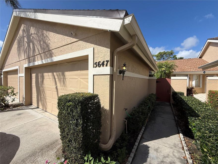 Do not miss this opportunity! Centrally located near shopping , restaurants and more!  This two bedroom, two bathroom villa features great space ready for the new owners to maximize the potential. This home features some great outdoor living space, with a courtyard entrance and a screened lanai you are ready to enjoy Florida living at its best. Maintenance free living awaits. Schedule your showing today.