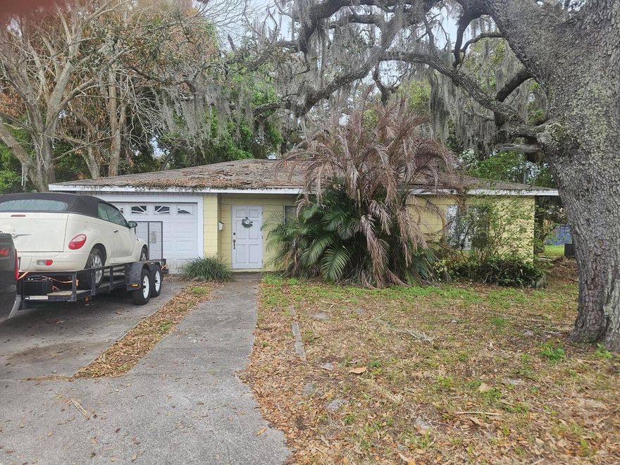 Unique Opportunity to Own one of the Few Downtown Properties located in the "Professional Residential" Zoning area.  Live, Work and Play at Your New cottage located right on Eau Gallie Blvd in the Historic Arts District Overlay.  Currently Downtown Melbourne has established a "CRA"...Community Restoration Area that is recreating and generating a New Face for the Older Downtown and Surrounding Areas.  This Property has the Potential to become a Huge Asset for Anyone wanting a Premium Location that owns a Small Business.  Parking is limited unless a small circular drive is put in or the garage is removed or possibly parking in the rear.  This One/One has Endless Possibilities, Bring Your Creativity and Begin Your New Journey as You Design Your Future!  The home has been vacant for 7 years.