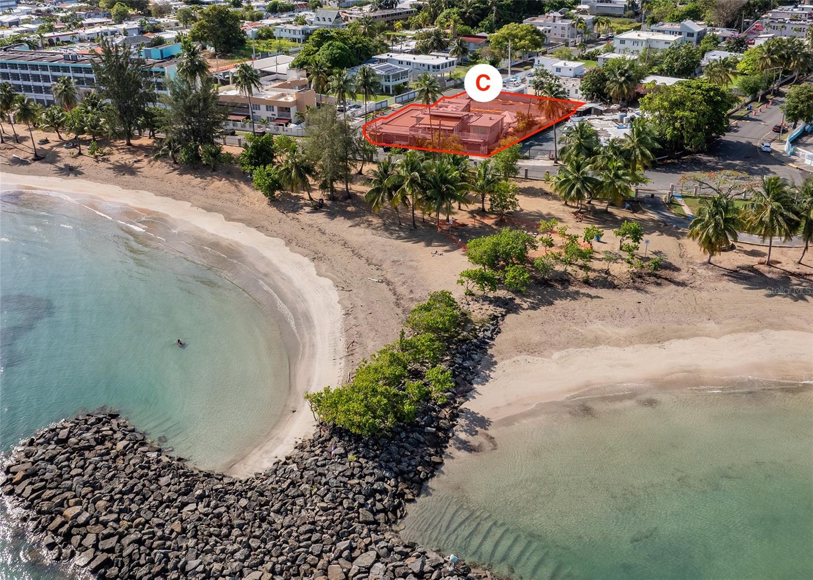 Aqua Terrazas is a prime oceanfront income- generating property in Dorado, Puerto Rico, offering an exceptional investment
opportunity. This fully remodeled, turnkey property features seven short-term rental units and a commercial base currently leased to a restaurant, ensuring steady income from multiple streams. With a total area of 4,424 sq. ft. on a 0.38-acre lot, Aqua Terrazas provides ample space with three ground-floor units and four units on the second floor, each designed for a luxurious guest experience. The property includes 22 parking spaces, with 14 designated for the restaurant and 8 for short-term rentals. Located just 40 feet from Balneario de Dorado beach, Aqua Terrazas offers direct access to beautiful sandy beaches and crystal-clear waters, perfect for water activities like swimming, snorkeling, and boating. The rooftop provides panoramic ocean views, while a private pool with outdoor seating enhances the guest experience. Aqua Terrazas is strategically positioned in one of Puerto Rico's most desirable locations. This property caters to guests seeking adventure or relaxation by the ocean. Aqua Terrazas is a proven income generator with high demand for short-term rentals, making it a standout opportunity in the competitive Dorado market.