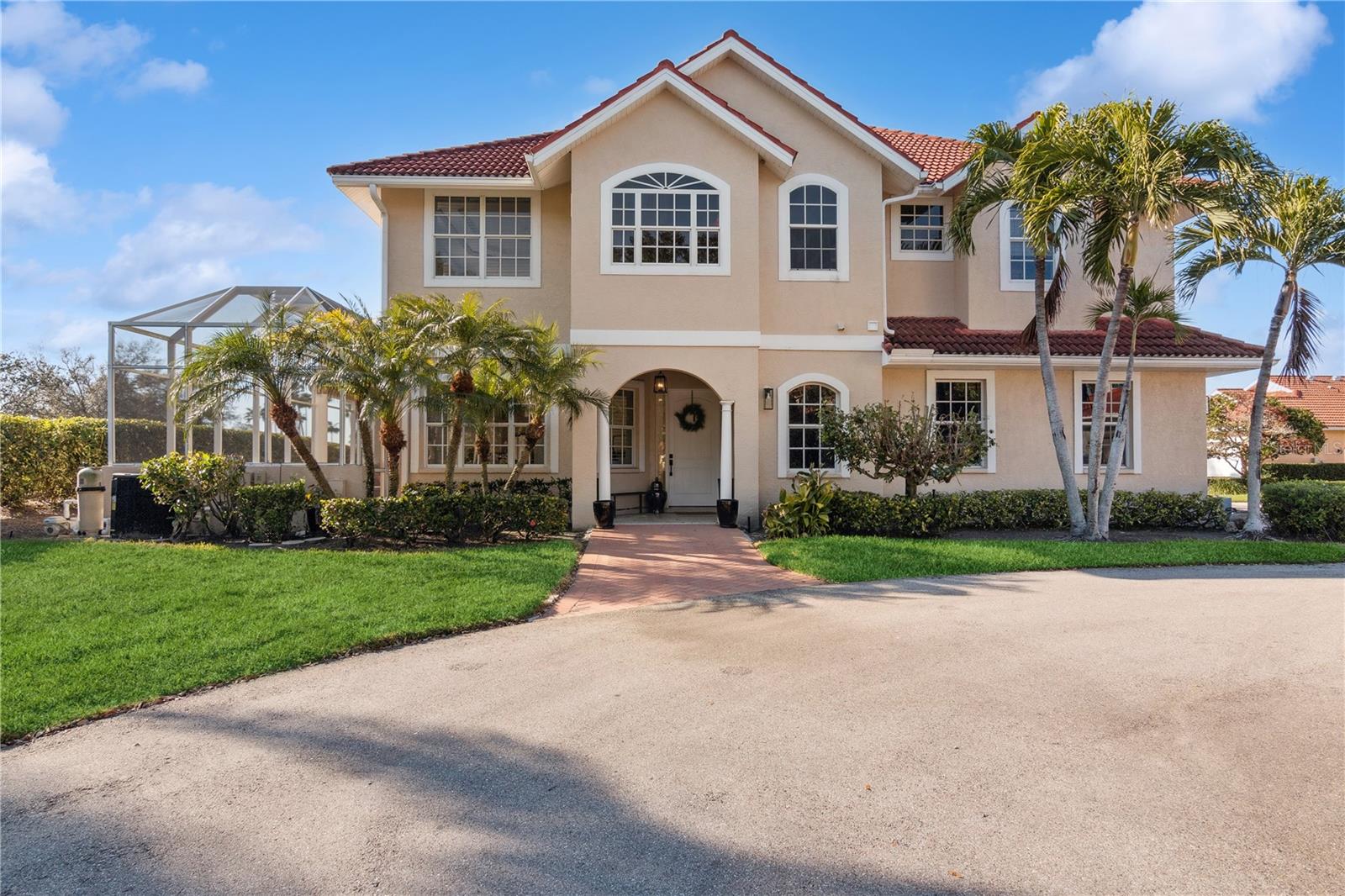 Welcome to this MOVE IN spacious residence, located in the upscaled community of TPC Prestancia Golf and Social Club. With chic coastal ambiance in every single room this maintenance free, freestanding villa boasts over 3,187 square feet of luxurious living space. The floorplan seamlessly connects the living and family room to the kitchen and dining room, creating an inviting atmosphere for gatherings with family and friends. Prepare to be enchanted by the inviting media room/den and the size of the three bedrooms on the second floor. The primary suite with a sitting area opens toward its private balcony with great views of the golf courses. Imagine relaxing there looking at the sunset… The two additional bedrooms, on the other side of the property provide versatility for guests, a home office or whatever suits your lifestyle best. Step out onto your charming lanai, where you will find a cozy spot to unwind and a refreshing pool to dip into. This inviting outdoor space offers the perfect retreat for enjoying the sunshine and taking a leisurely swim. The laundry, half bathroom and a two-car garage complete this property, located three minutes away from the golf club house. You will rave about the attention to the details of this customized home, impeccably maintained, with tray ceilings, niche in the walls, the abundance of natural light. For your older days, it is possible to install an elevator.You can also purchase the property turnkey.The homeowner’s association is taking care of the maintenance of the 17 villas inside the charming Valencia so you just have to move in and start appreciating the quality of life this home will bring you. TPC Prestancia offers several membership options, including access to two 18 golf courses, a restaurant and social activities but is not mandatory for residents. Conveniently located just minutes away from downtown Sarasota and downtown Venice, with proximity to Siesta Key, renowned for its beautiful beaches, and shopping areas, this home offers the perfect blend of luxury and convenience. Schedule your private showing today and discover this elegant property at one of the best addresses of Palmer Ranch, Sarasota.