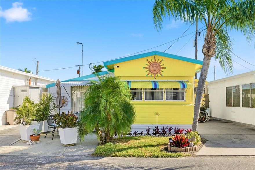 Welcome to Paradise Bay Estates, a loved 55+ community with a true small-town feel. This cozy single-wide home has a charming Old-Florida style inside and out, and it’s only minutes from Bradenton Beach and Anna Maria Island. The community offers a private boat ramp to Sarasota Bay and available boat slips for easy days on the water.

This home is one of the rare ones with its own oosie house — only 8 in the whole neighborhood! The oosie house has space for a washer and dryer, extra storage, and even a half bath, perfect for guests so they don’t disturb the main home.

The home comes fully furnished, including a queen pull-out couch for visitors. Simple, comfortable, and full of charm — a great place to enjoy the Florida lifestyle.