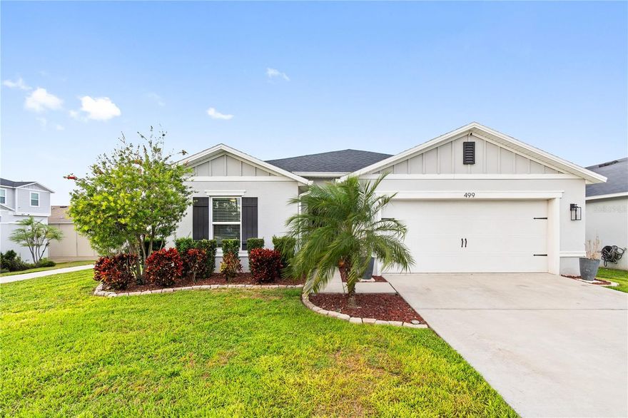 Welcome to this well-appointed 4-bedroom, 2-bath home located in the desirable Lake Lucerne community of Winter Haven. This home offers a 2-car garage, a split-bedroom floor plan, and an open-concept layout designed for comfortable living. There is brand new flooring throughout most of the home. The kitchen features a large center island, modern finishes, and overlooks the spacious living and dining areas. The primary suite with tray ceilings includes a generous ensuite bath with a double-sink vanity. Additional features include a spacious laundry room, screened-in rear porch, and a large fenced backyard. Lake Lucerne residents enjoy access to community amenities including a pool, playground, and sidewalks.