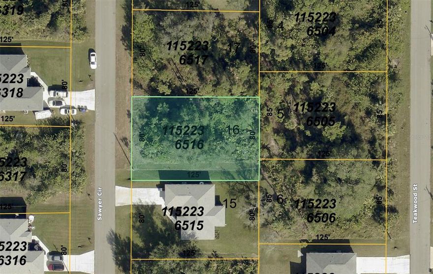 **Photos Coming Soon** Build your vision from the ground up on this prime homesite located on Sawyer Circle in the rapidly growing city of North Port. Nestled within an up-and-coming subdivision, this property offers the perfect opportunity for buyers looking to invest, build, or secure land in one of Southwest Florida’s most active development areas.

Whether you’re planning your dream home, a seasonal retreat, or a long-term investment, this lot provides the flexibility to bring your ideas to life. With new construction continuing to shape the surrounding neighborhood, now is the time to get in early and take advantage of the area’s growth and future potential.

Conveniently located near a variety of shopping and dining options, you’ll enjoy easy access to everyday essentials while still maintaining a sense of privacy and space. Spend your weekends exploring nearby Gulf Coast beaches like Manasota Key and Englewood Beach, or take advantage of quick access to Interstate 75 for seamless commuting to surrounding cities.

**Bonus opportunity:** A second parcel on the same street is also available for sale—offering the potential to expand your footprint or secure additional investment property (Parcel ID: 1152236324).

Opportunities like this don’t last long—secure your piece of North Port and start building your future today.