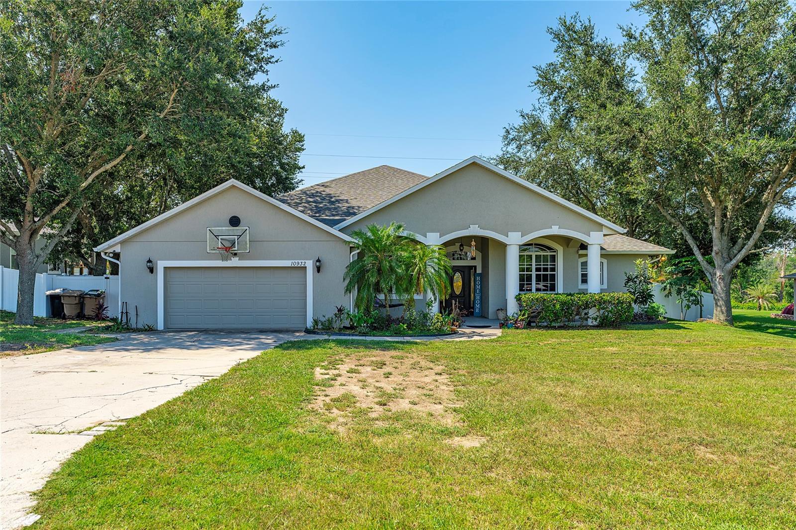 Nestled in the charming and peaceful community of Howey-in-the-Hills, this lovely home offers the perfect blend of comfort, outdoor enjoyment, and small-town living. Conveniently located just minutes from the scenic Lake Harris Chain of Lakes, Downtown Tavares, and Mission Inn Resort & Club, you’ll enjoy easy access to boating, golfing, dining, and more—all while still being within reach of Orlando and major highways.
Step outside and discover your very own backyard oasis—complete with a screen-enclosed covered lanai already set for an outdoor kitchen. Take a dip in the above-ground pool or fire up the grill in the spacious, fully fenced backyard—ideal for barbecues, outdoor dining, and entertaining family and friends perfect for relaxing in the shade or hosting weekend get-togethers.
This home is perfect for anyone looking to enjoy the Florida lifestyle with privacy, charm, and plenty of space to gather and unwind.
Items That Convey: The surround sound system, stove, refrigerator, microwave, and dishwasher will remain with the home. Inside the shed, the sellers will also leave a new pool liner, vacuum, extra filter, brushes, and other miscellaneous pool maintenance items. Filters for the water system and custom-cut wood panels used to cover the windows during storms are also included.