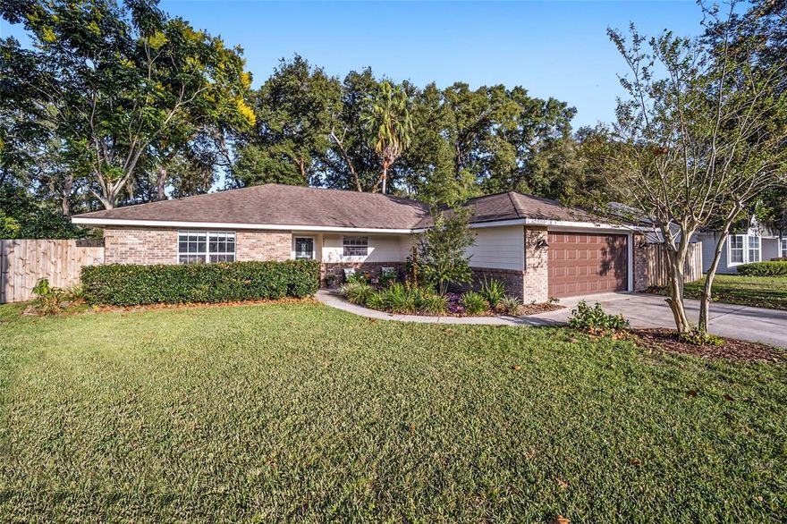 MOTIVATED- Highly desirable location in SE Ocala, Close to Downtown with Restaurants & Schools. Welcome to your home nestled on .30 acres. This remarkable 3-bedroom, 2-bathroom, 2-car garage residence offering the perfect blend of comfort and style. You'll be greeted by the warmth of a wood-burning fireplace, serving as the heart of the home and providing a cozy ambiance. The expansive living room flows into a spacious kitchen, creating a harmonious space & room to entertain guests. Your kitchen includes ALL NEW appliances 2022 including: dishwasher, oven/range, refrigerator, microwave, new AC & HVAC w/furnace (including all new ducting) The master suite features a generously proportioned walk-in closet and an ensuite bathroom. Including a walk-in shower and a separate jacuzzi tub. In this split bedroom plan you'll discover two well-appointed bedrooms and a tastefully updated guest bathroom. Step outside to your fully fenced in private backyard, featuring a screened in lanai to enjoy your all Florida weather. Home upgrades also include a new water heater, new carpet, new sliding glass door, new exterior paint, new garage door, new shed. Don't miss the opportunity to make this house your forever home.