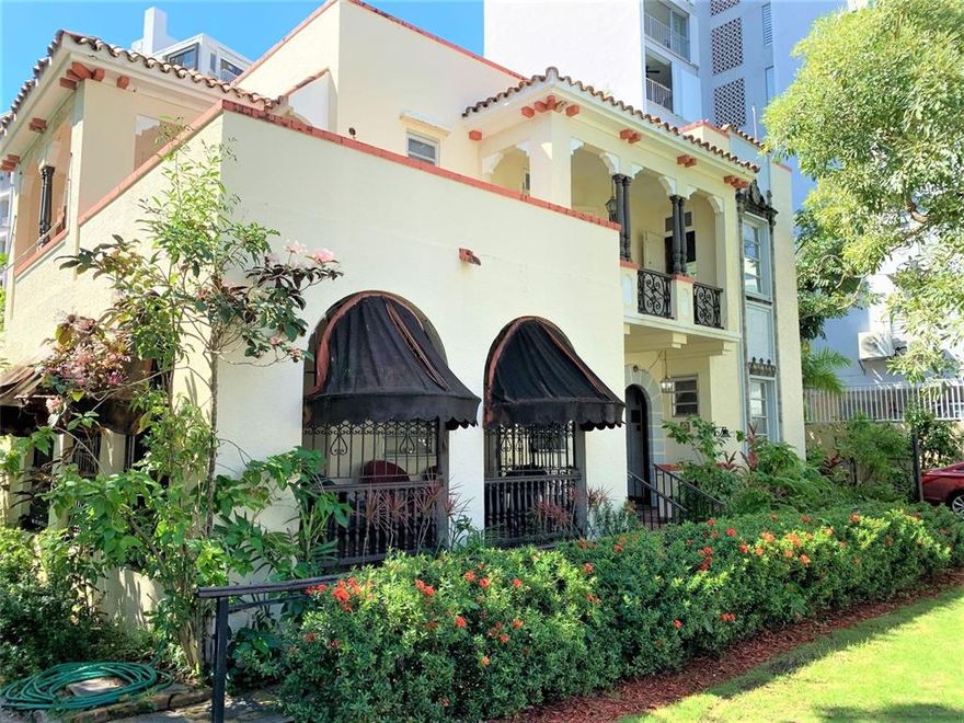 Perfectly located in 1364 Ashford Avenue, with a lot comprising of 858 square meters. The Spanish icon was designed in the early 1900 with a total of 2848 square feet gross living area. The property is sold as is, multiple repairs needed. Extremely attractive location for commercial use.