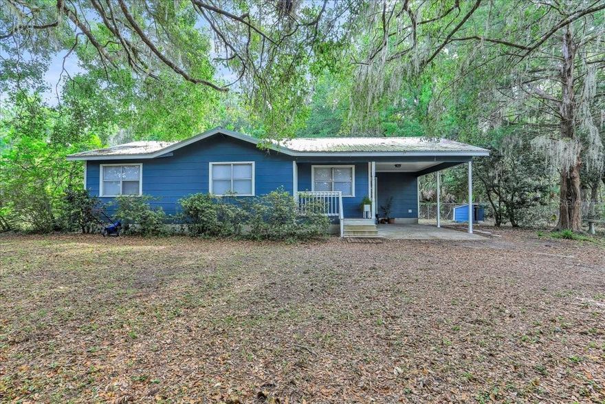 Charming Home on 2.95 Acres with Buildable Lot Included!
Welcome to this well-maintained 2 bedroom, 1 bathroom single-family home nestled on a serene 1.01-acre lot — plus an adjoining 1.94-acre buildable parcel for even more possibilities! Built in 1976, this home features a durable metal roof (2020), newer appliances and water heater, and comes with a recent 4-point and wind mitigation inspection for added peace of mind.
Enjoy country living with modern conveniences, including a transferable termite bond with Arrow Exterminators. Whether you're looking for space to expand, build, or simply enjoy a private retreat, this property is a rare opportunity with plenty of flexibility and potential.
Schedule your showing today and imagine the possibilities this unique property offers!