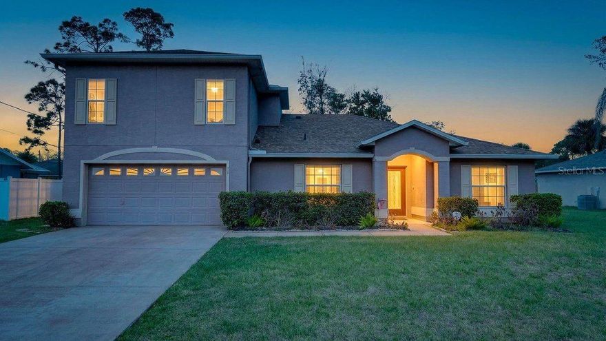 Welcome to this spacious 5-bedroom, 3-bathroom two-story single-family home in beautiful Palm Coast, offering the perfect blend of comfort, functionality, and Florida lifestyle. Situated on a large private lot, this property provides plenty of outdoor space for entertaining, gardening, pets, or future outdoor living additions. Inside, the home features a well-designed floor plan with the primary bedroom conveniently located on the first floor, creating a private retreat separate from the additional bedrooms upstairs. The main living areas are bright and open, ideal for both everyday living and hosting guests. With five spacious bedrooms and three full bathrooms, this home provides flexibility for growing families, guests, a home office, or multi-generational living.
Located in one of Palm Coast’s most desirable residential areas, this two-story home offers easy access to shopping, restaurants, parks, golf courses, and the beautiful Atlantic beaches just a short drive away. Palm Coast is known for its scenic walking and biking trails, nearby marinas, and relaxed coastal lifestyle. Whether you're searching for a primary residence, a spacious family home, or a Florida investment property, this Palm Coast single-family home offers incredible potential with its large yard, functional layout, and sought-after location. Enjoy the best of Florida living in a home that provides space, comfort, and convenience all in one.