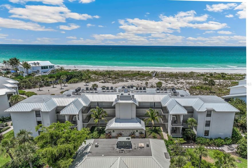 This first floor condo offers beautiful beach views & easy beach access directly from the screened gulf front lanai. Enjoy the refreshing gulf breezes while admiring colorful sunsets. The relaxing coastal vibe sets the tone for the perfect island retreat with one bedroom & one bathroom centrally located to all Boca Grande Club amenities, which include gulf front dining & Tiki bar, 3 pools, state of the art fitness center & 8 tennis courts.  Membership initiation & fees required, please inquire for more details.