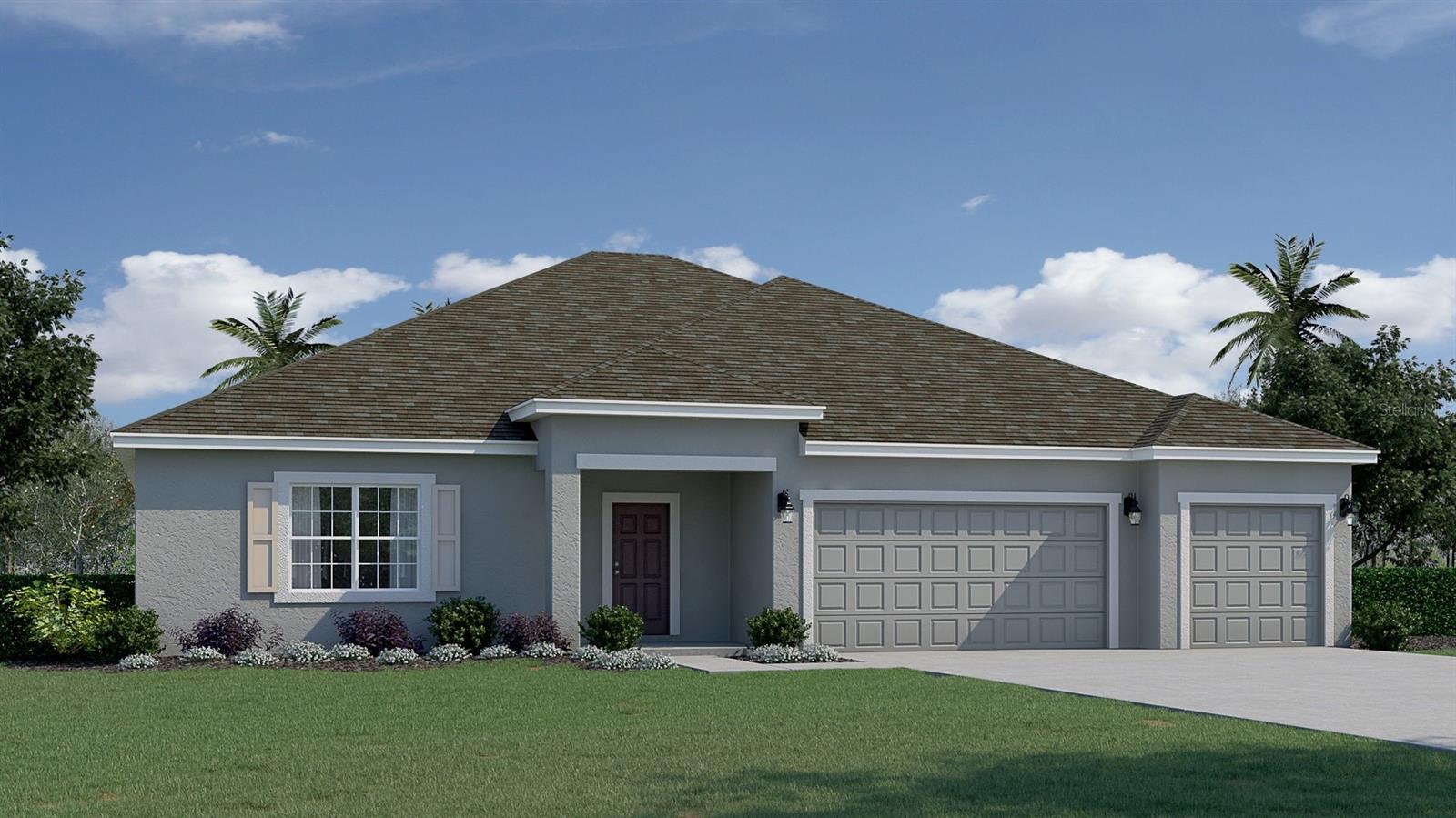 READY NOW!! With three bedrooms, a den, two and a half bathrooms, a three-car garage, and 2,709 square feet of living space, this NAPLES home offers a spacious floor plan. High demand features include 9’4” ceiling height throughout, a Jack and Jill bathroom, powder room for guests, a massive great room, and huge kitchen island overlooking the dining area. The kitchen showcases grey cabinetry with 42" upper cabinets and quartz counters. The sizeable owner's suite has a private bathroom with a massive walk-in closet, large tiled shower, his and hers sinks, and a water closet for added privacy. The NAPLES comes with one year of transferable warranty coverage with the builder and a 10-year limited structural warranty
