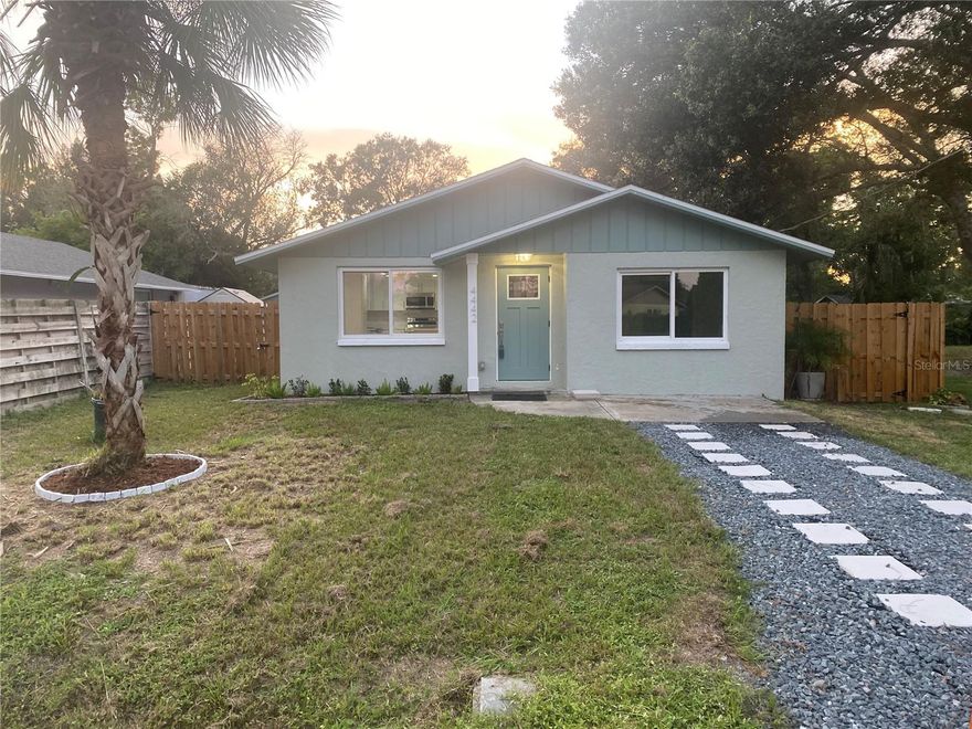 All new everything. Windows, roof, AC, plumbing, septic, water treatment, electrical, flooring,  cabinets, granite kitchen counters, stainless appliances, etc… utility room with new washer/dryer. Private, fenced back yard. Great location in the middle of town with A++ schools. No HOA and no CDD
