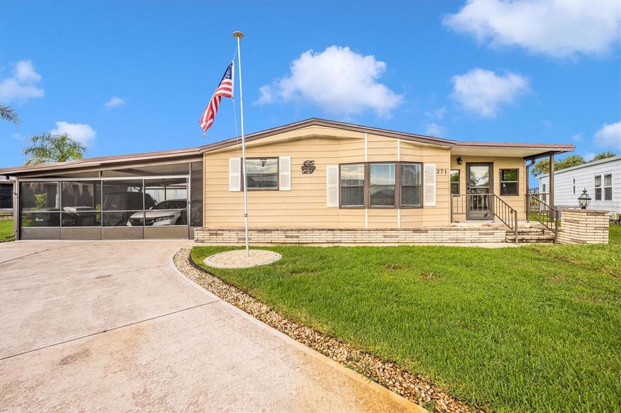 Come home to your peaceful retreat in beautiful Harbor Isles, perfectly tucked away on a private cul-de-sac and offering the ideal blend of comfort, space, and Florida charm. Located just across from the famous Warm Mineral Springs and minutes south of the vibrant West Villages area off Hwy 41, this home boasts an unbeatable location close to beaches, shopping, dining, and wellness.

The kitchen features a bright, open layout with a breakfast bar, abundant cabinetry, and plenty of natural light—ideal for both everyday living and entertaining. The primary bedroom is a spacious 16x13 and includes an en-suite bath, while the second bedroom and additional full bath offer comfortable accommodations for guests or the flexibility of a home office.

Enjoy year-round outdoor living in the enclosed carport, currently set up as a breezy, bug-free lounge—but easily convertible back to covered parking if desired. A separate laundry room and attached storage shed add even more convenience.

Harbor Isles is a vibrant, active 55+ waterfront community offering an impressive array of amenities and activities. Residents enjoy a clubhouse, heated pool, tennis and pickleball courts, and a full calendar of social events. For water lovers, there’s a private community pier and park with boat slips (first come, first served), plus kayak and boat launches with direct access to the scenic Myakka River.

Don’t miss your chance to enjoy the Florida lifestyle at its best—schedule your private showing today!