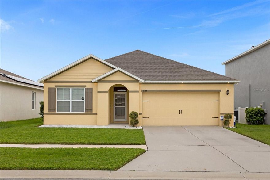 Welcome to your dream home nestled in the heart of Winter Haven! Built in 2019, this exquisite single-family residence boasts modern comfort and style across 1,725 square feet of meticulously designed living space.

With 3 spacious bedrooms and 2 elegant bathrooms, this home offers the perfect blend of functionality and luxury. Imagine waking up to the serene surroundings and natural light that fill every corner of this remarkable abode.

The well-appointed kitchen is a culinary enthusiast's delight, featuring sleek countertops, state-of-the-art appliances, and ample storage space. Entertain guests in the open-concept living area, where the boundaries between indoors and outdoors seem to vanish, thanks to homes large windows. The backyard is a large open space, perfect for the addition of a pool.

Don't miss the opportunity to own a piece of Winter Haven's charm and modern living. Schedule your viewing today and step into the lifestyle you've been dreaming of!