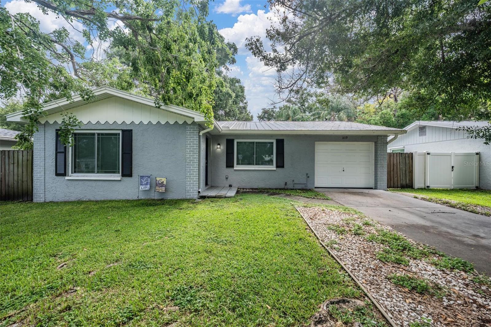 3 bedroom, 1 bath, POOL home in the heart of Clearwater! The kitchen has been updated with granite countertops and stainless-steel appliances. The home has an open and airy feel to it. The bathroom has been updated with items such as a newer vanity, lighting, and custom shower. A/C 2022. Roof 2017. Enjoy the Florida sunshine in the large fenced-in back yard overlooking the sparkling pool. Plenty of room for the kids and/or pets to play! This home is a must see and a pleasure to show!