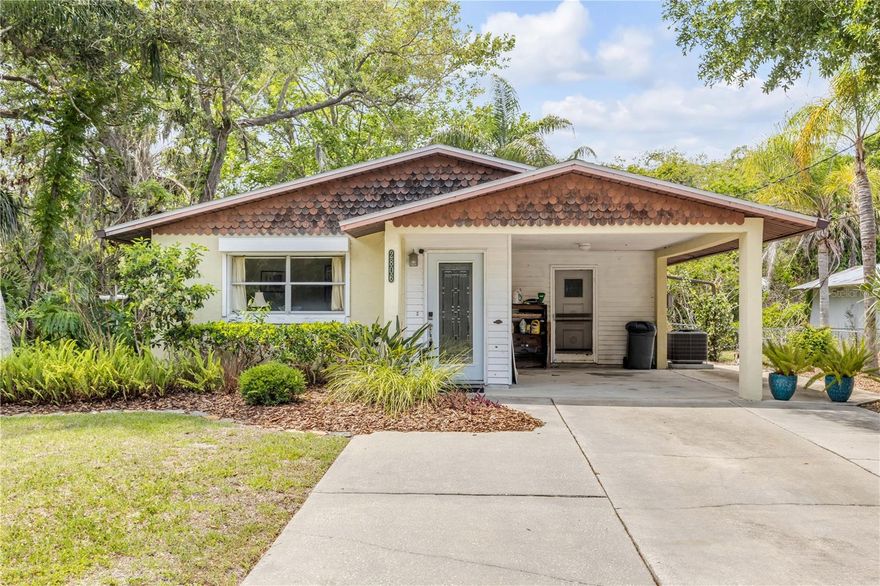 Welcome to 2806 Brookline Road—where thoughtful updates, privacy, and location come together effortlessly. This beautifully maintained concrete block 3-bedroom, 2-bath residence features a desirable split floor plan and sits on a maturely landscaped lot, offering a peaceful setting just minutes from everything that makes New Smyrna Beach so special.
Inside, the home showcases a true chef’s kitchen designed for both everyday living and entertaining, complete with a gas stove, solid surface countertops, and a built-in wine fridge. The open, functional layout flows seamlessly into the main living areas, while both bathrooms have been tastefully updated with a clean, modern feel. An indoor laundry room adds convenience and practicality to the home’s well-designed layout.
Step outside to a charming back porch, perfectly positioned to enjoy the lush, private landscaping that surrounds the property—your own quiet retreat at the end of the day.
Location is key, and this home delivers—just minutes to a boat ramp on the Intracoastal Waterway, the pristine beaches, and the shops and dining along Canal Street. Additionally this home is being offered furnished less personal items.
As an added opportunity, the lot directly across the street is also available for purchase. Whether you’re looking to build a new home, create a workshop, or simply have extra space for an RV, boat, or toys, the flexibility is yours.
Offered at a fair price, this is your chance to secure a move-in-ready home with room to grow in one of Florida’s most sought-after coastal communities.
