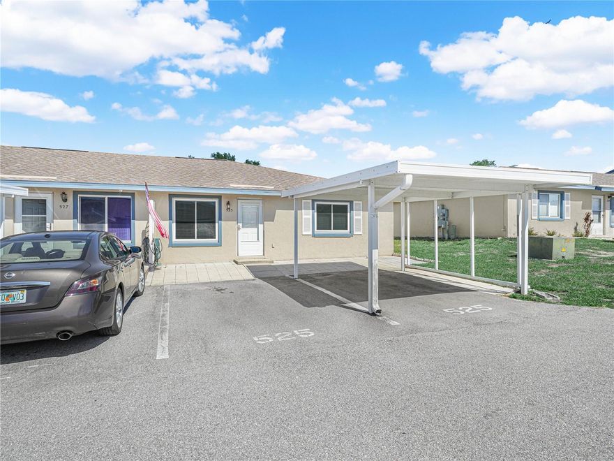 Welcome to 525 Winter Terrace in Winter Haven, an inviting, move-in-ready 2-bedroom, 2-bath, single-level townhouse in a maintenance-free family community with outstanding amenities. Step inside to find ceramic tile throughout the main living areas, spacious bedrooms, and a bright Florida room perfect for relaxing or entertaining. The heart of the home is the completely updated kitchen featuring nice appliances, wood cabinetry, and granite countertops, complemented by neutral interior paint and updated tile. Enjoy even more comfortable living space in the enclosed back room, offering additional air-conditioned square footage. The primary suite has sliding glass doors that lead to your own, private, enclosed porch. Community perks include a clubhouse, solar-heated pool, shuffleboard, and a private boat dock on beautiful Lake Smart. Schedule your showing today because this one won’t last long!