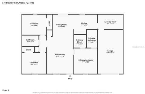 Tiny photo for 5413 NW 55th Court, Ocala, FL 34482 (MLS # OM734248)