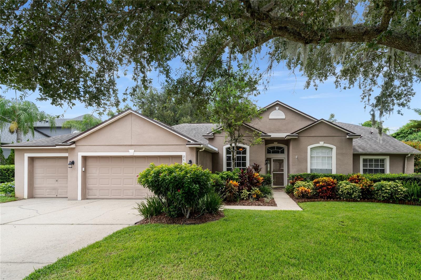 Lakefront Pool Home in a Gated Community in Lake Mary…aka the definition of the you can have it all! This lovely 4 bedroom, 3 bath home built in 2000 is a rare find for under $700k. As you enter, you are welcomed by a spacious Foyer featuring formal Living & Dining room spaces on either side. The Foyer then flows into an open & bright Great Room with a must see to appreciate view beginning by overlooking the covered porch, screen enclosed pool and on to your own private dock on Crystal Lake. The Kitchen features ample counter and cabinet space, walk-in pantry and a breakfast nook w/ SGD’s to the patio & pool. The spacious Primary Suite has its own patio/pool access & view as well as dual walk-in closets. The primary bath is quite roomy and features separate soaking tub, walk-in shower and wide double vanity. The split floor plan also includes nicely sized secondary bedrooms, a pool bath and an indoor utility room leading into the 3 car garage. If location is important, then how about 5 minutes to 429, Wawa, 7-11, SunRail & downtown Lake Mary. 10 minutes to an almost endless list of groceries, shopping, dining & entertainment. (Notables: Roof 12/2018, A/C 2017 & WH 2020 )