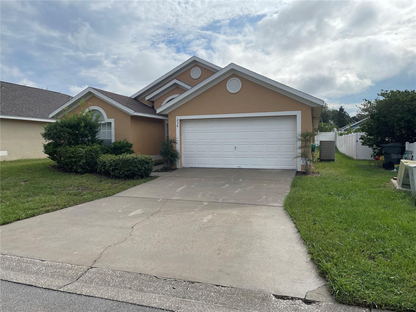 Nice house with tiles throughout, freshly painted inside, 4 bedrooms, 2 bathrooms, large living room, plus family room, open kitchen with dining, good size of back yard partial fenced. The community offer pool and playground. It is conveniently located off Hwy27. close to I-4, 192, shopping, restaurants, Champion gate golf and theme parks. Top rated Charter schools close by.