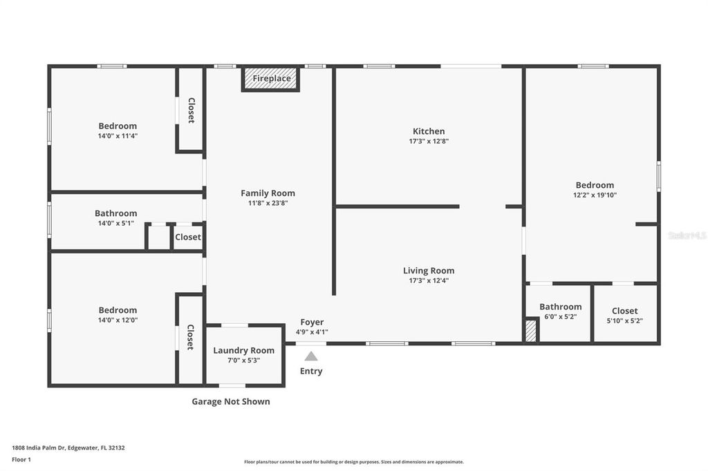 Photo of 1808 India Palm Drive, Edgewater, FL 32132 (MLS # NS1087416)