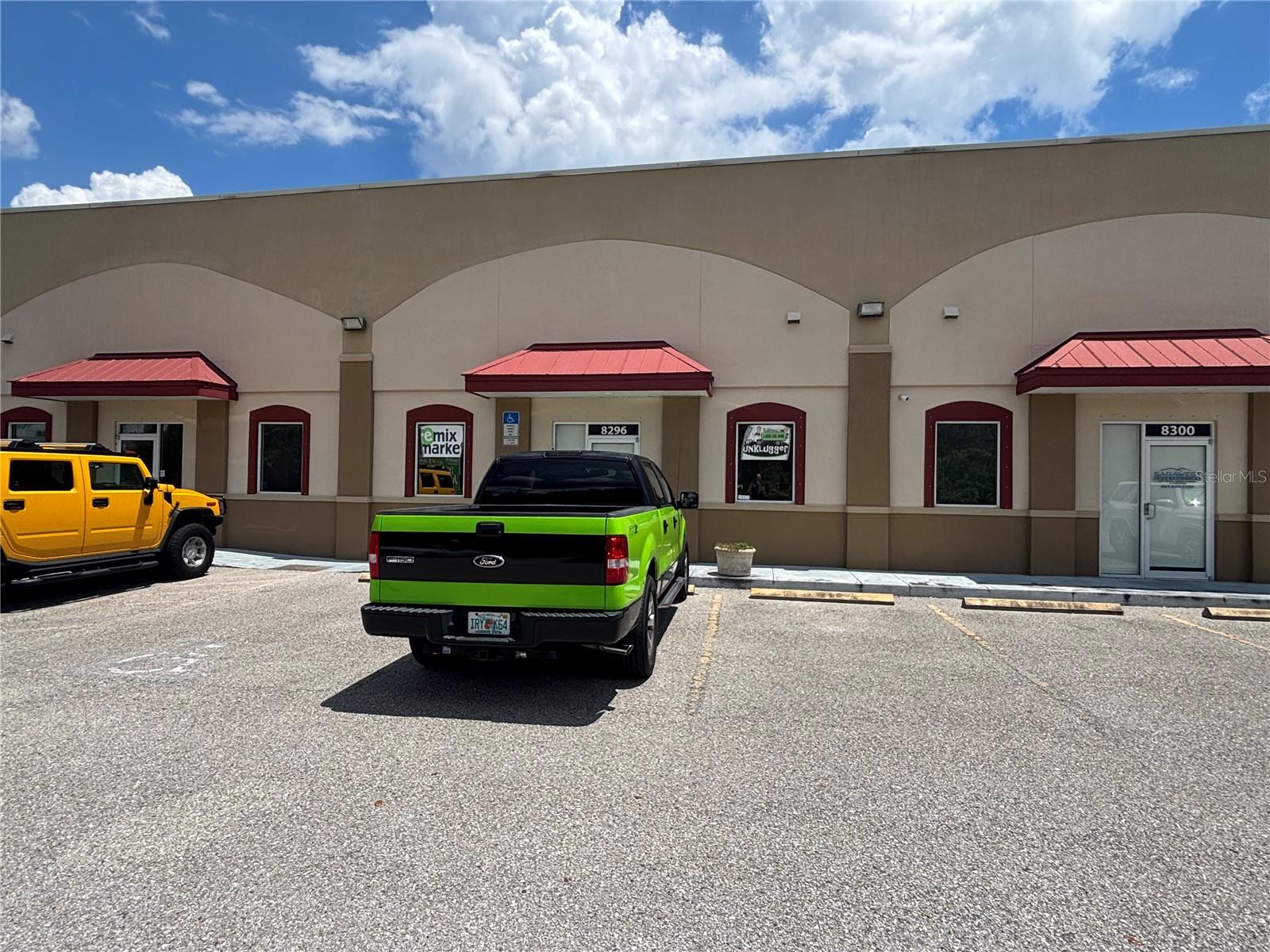 Great warehouse with office located in the Sarasota International Trade Center. Total area is 2436 sf with approximately 1600 sf of warehouse space and approximately 836 sf of office space. The office area is currently divided into an entry/lobby with three separate offices. Office spaces are 12.5' x 15', 11' x 11', and 11' x 11'. The office area has a kitchenette and bathroom and the warehouse has a bathroom as well. The overhead roll up door is 12' x 14' and the ceilings are 18'. There is currently a 10,000 pound lift that can be purchased from the current tenant or it can be removed.